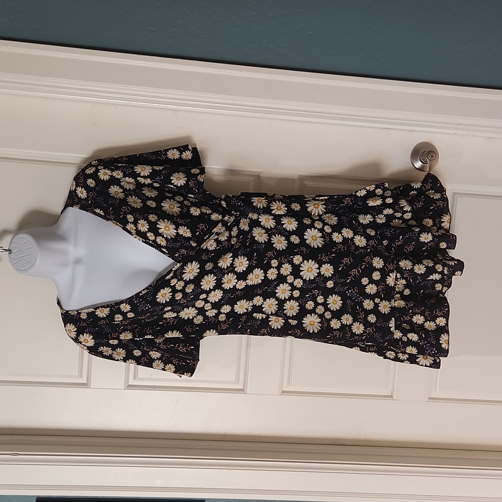 Floral Wrap Around Dress
